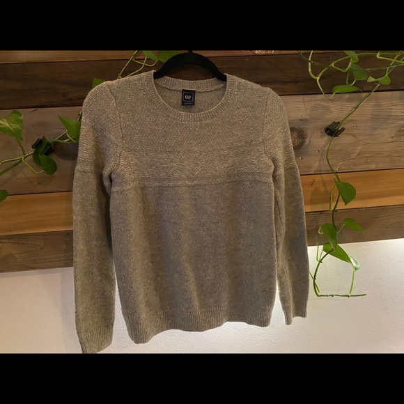GAP Grey/Brown Knit Crew Neck Sweater - Size S 🖤 - Picture 2 of 7